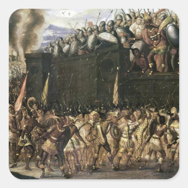 Montezuma Square Sticker (Front)