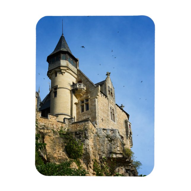 Montfort castle, Dordogne, France Magnet (Vertical)