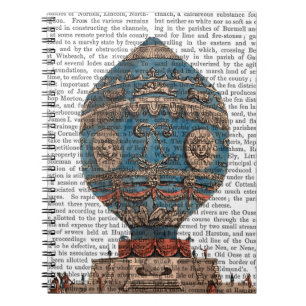 Montgolfier Aerostatique Hot Air Balloon Notebook