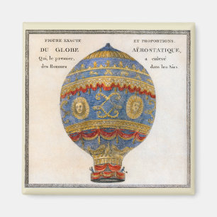 Montgolfier Brothers Hot Air Balloon Magnet