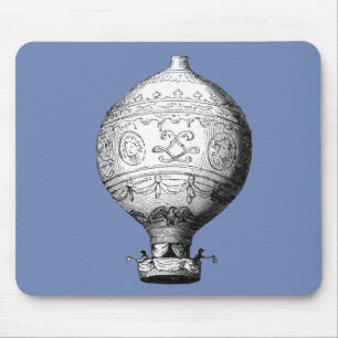 Montgolfier Vintage Hot Air Balloon Mouse Mat