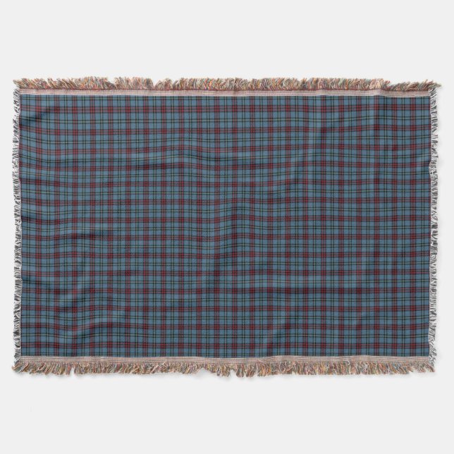 Montgomerie Eglinton District Ancient Tartan Throw Blanket (Front)