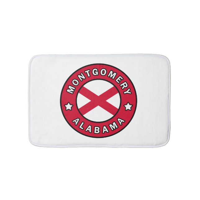 Montgomery Alabama Bath Mat (Front)