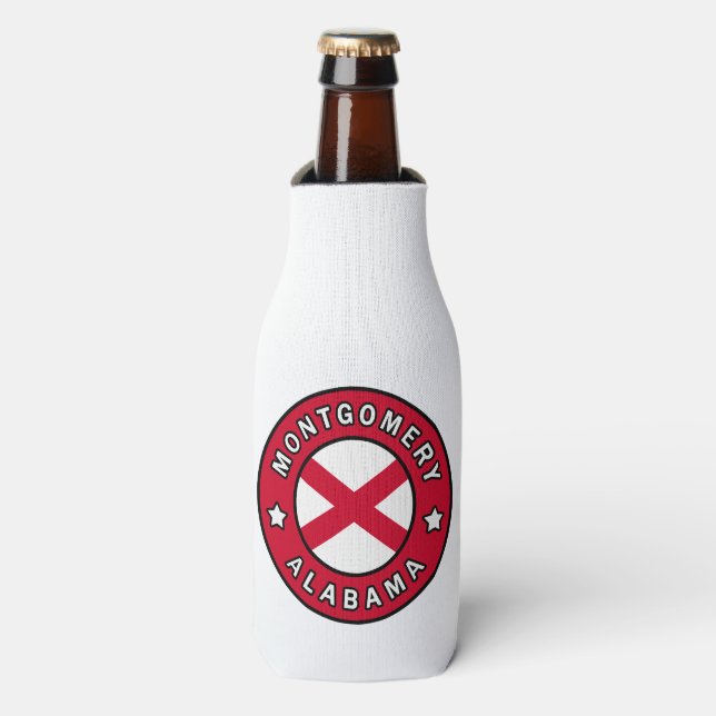 Montgomery Alabama Bottle Cooler (Bottle Front)