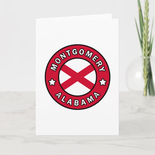 Montgomery Alabama Card (Front)
