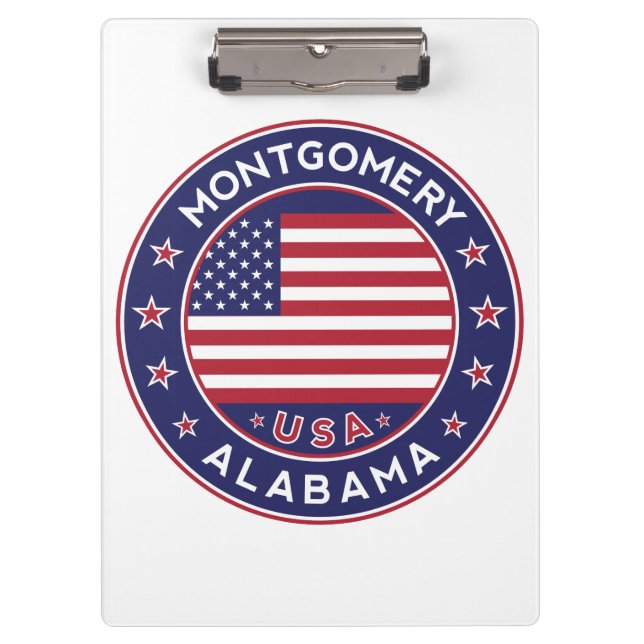 Montgomery, Alabama Clipboard (Front)