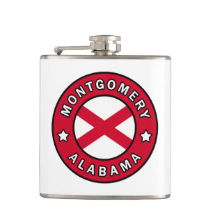 Montgomery Alabama Hip Flask