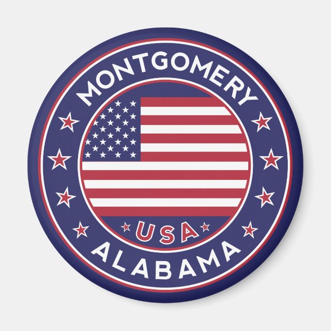 Montgomery, Alabama Magnet (Front)