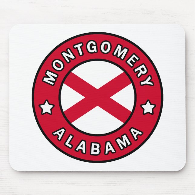 Montgomery Alabama Mouse Mat (Front)