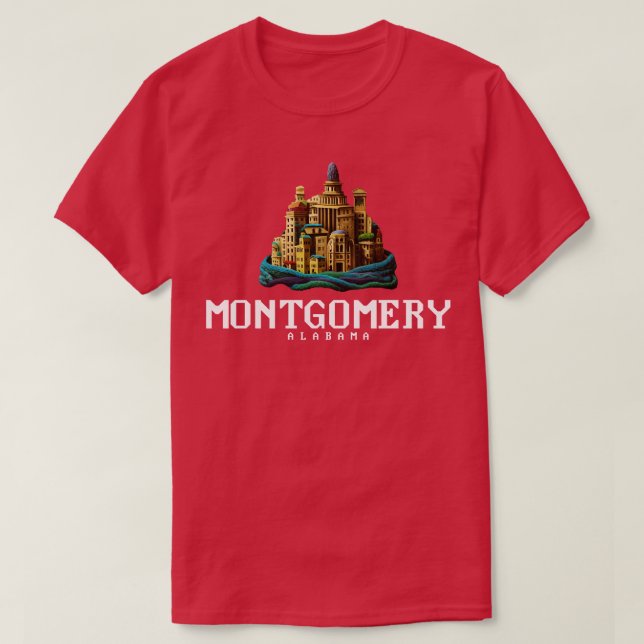 Montgomery Alabama T-Shirt (Design Front)