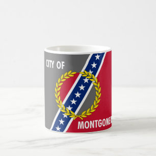 Montgomery city Alabama flag united states america Coffee Mug
