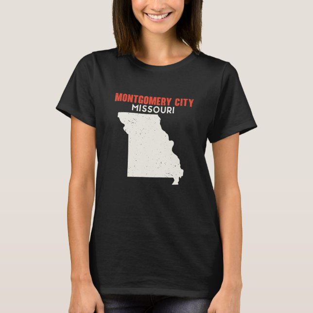 Montgomery City Missouri USA State America Travel  T-Shirt (Front)