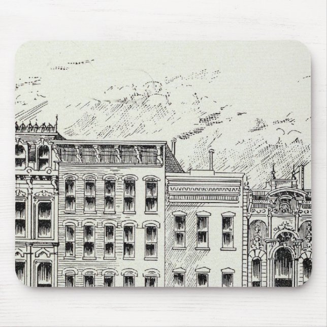 Montgomery East side California and Sacramento Mouse Mat (Front)