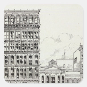 Montgomery East side Pine and California Square Sticker
