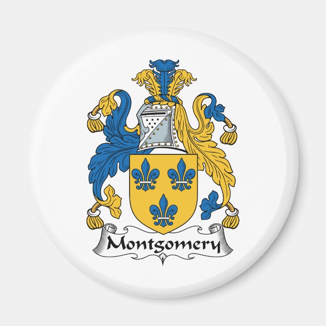 Montgomery Family Crest Magnet (Front)