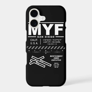 Montgomery Gibbs Executive Airport MYF iPhone Case