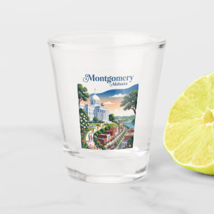 Montgomery Riverfront USA Shot Glass
