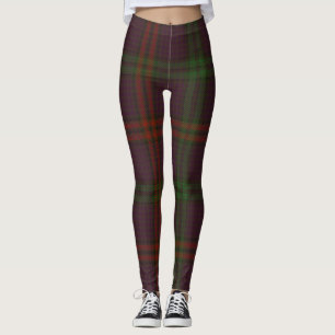 Montgomery Tartan Clan Plaid Leggings