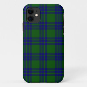 Montgomery tartan green blue plaid iPhone 11 case