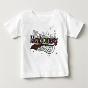 Montgomery Tartan Grunge Baby T-Shirt