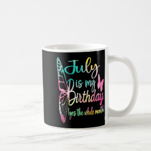 Month July Birthday for Women July is Birthday for Coffee Mug
