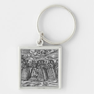 Month of April, from 'The Shepheardes Calender Key Ring