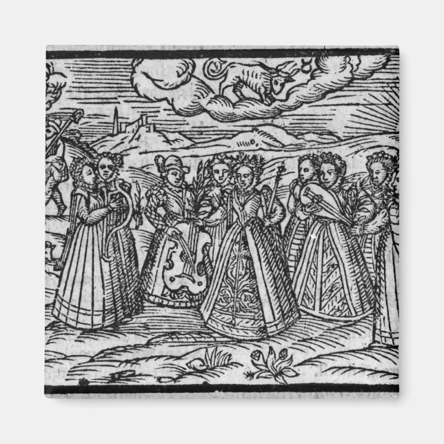 Month of April, from 'The Shepheardes Calender Magnet (Front)