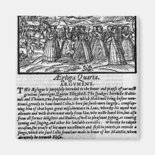 Month of April, from 'The Shepheardes Calender Magnet