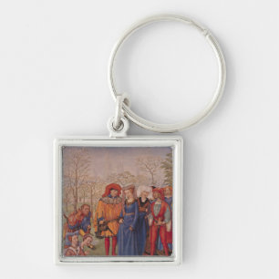 Month of April Key Ring