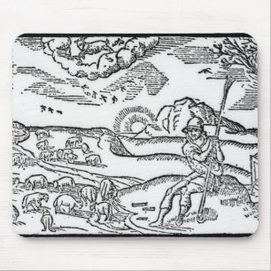Month of December, from 'The Shepheardes Mouse Mat