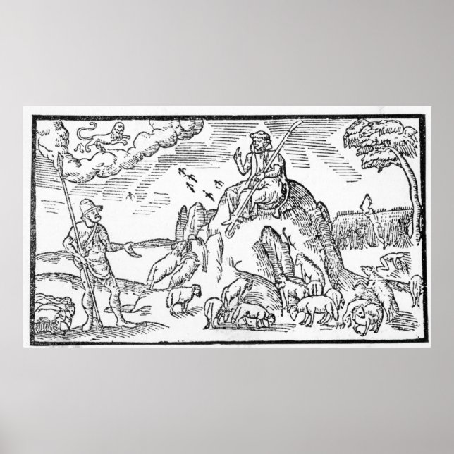 Month of July, from 'The Shepheardes Calender' Poster (Front)