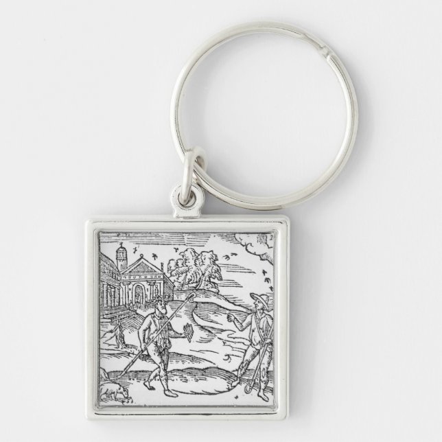 Month of September 'The Shepheardes Calender' Key Ring (Front)