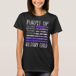 Month Of The Military Child 2022 Purple Up For Mil T-Shirt