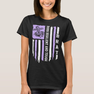 Month Of The Military Child Born Resilient And Tou T-Shirt