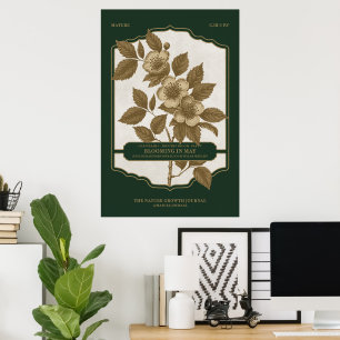 MONTHLY BLOOM - MAY BIRTH FLOWER GIFT POSTER