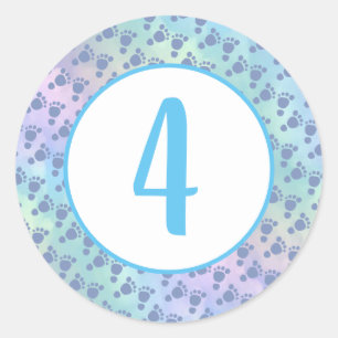 Monthly Infant Milestone Classic Round Sticker