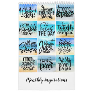 Monthly Inspiration Calendar
