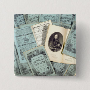 Monthly Issues of 'The Life and Adventures of Nich 15 Cm Square Badge