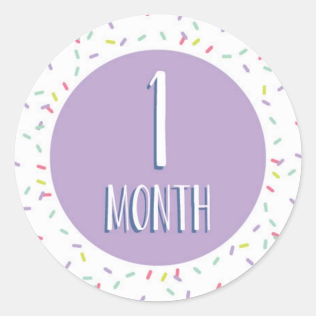 Monthly Milestone Stickers (Front)