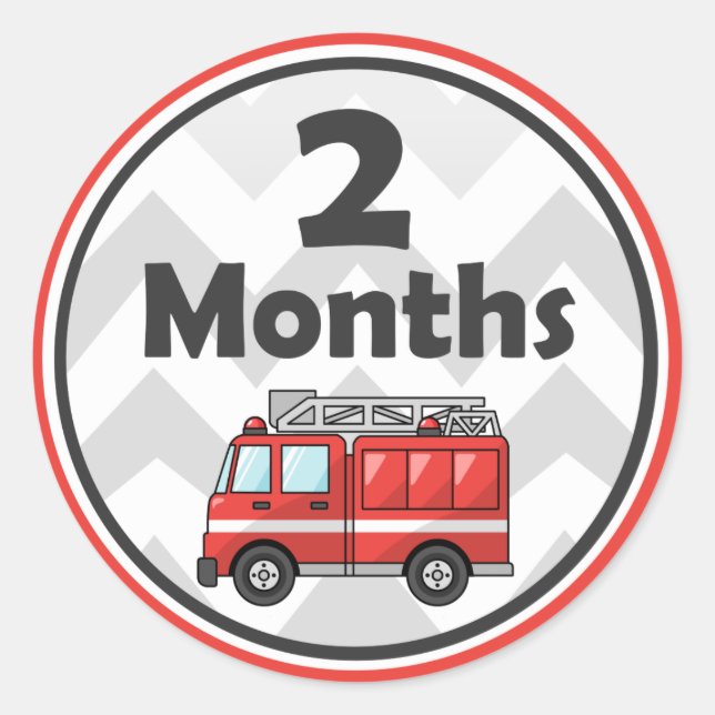 Monthly Milestone Stickers - Baby Month to Month (Front)