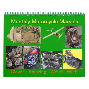 Monthly Motorcycle Marvels 2016 Calendar