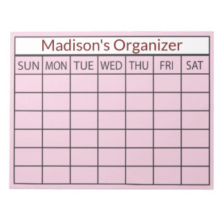 Monthly Planner Business Notepad