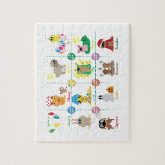 Months of the Year Jigsaw Puzzle