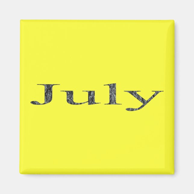 Months of the Year - July Magnet (Front)