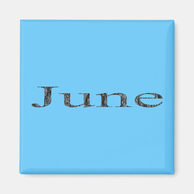 Months of the Year - June Magnet (Front)