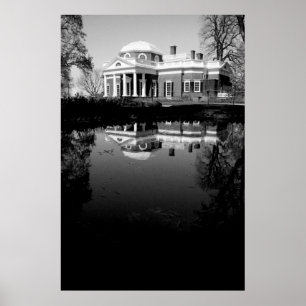 Monticello on Water Poster