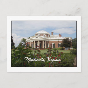 Monticello Postcard