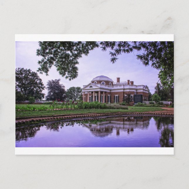 Monticello Reflection Postcard (Front)