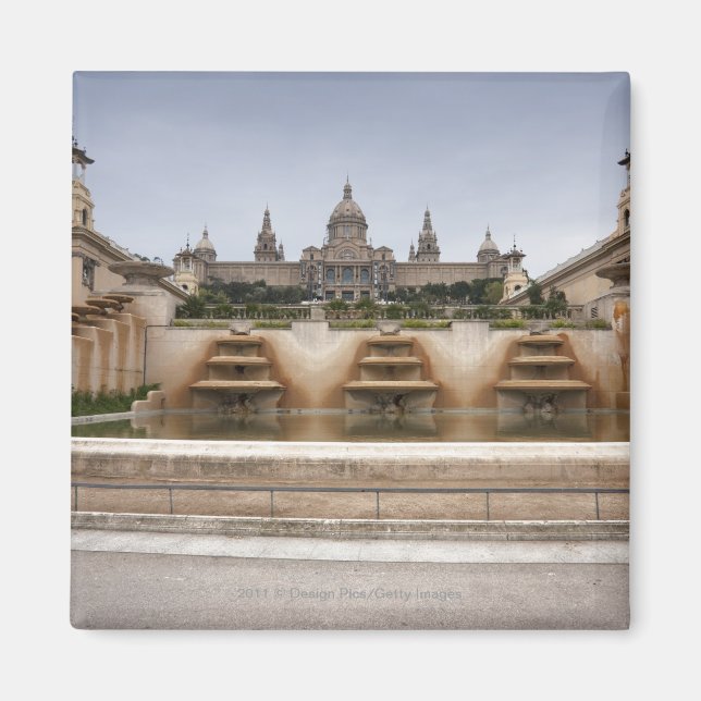 Montjuc Fortress Magnet (Front)