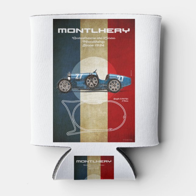 Montlhery Vintage Can Cooler (Front)